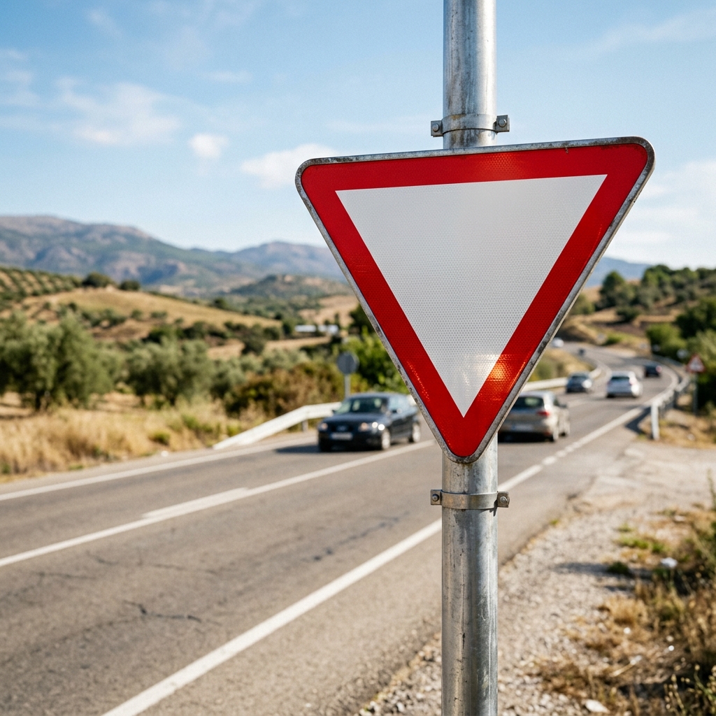 Señal DGT: yield